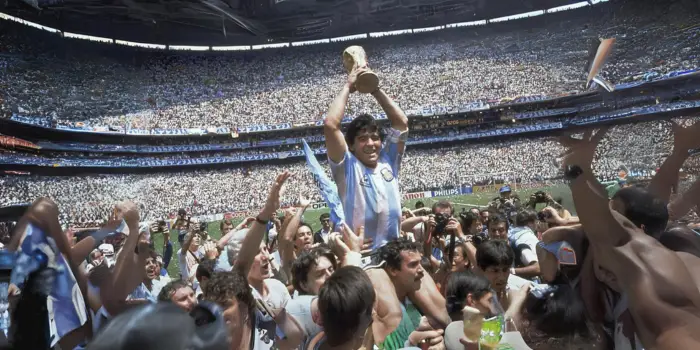 When did Maradona first use maradona turn?