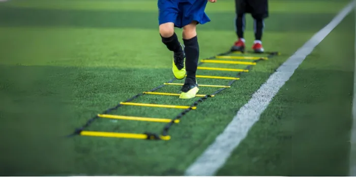 Speedy Sprints soccer drills for kids.
